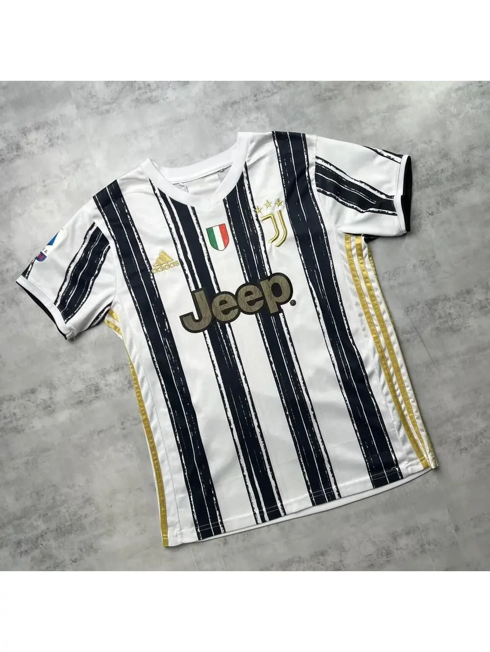 Y2K White Adidas Juventus Ronaldo 2020/21 Soccer Jersey